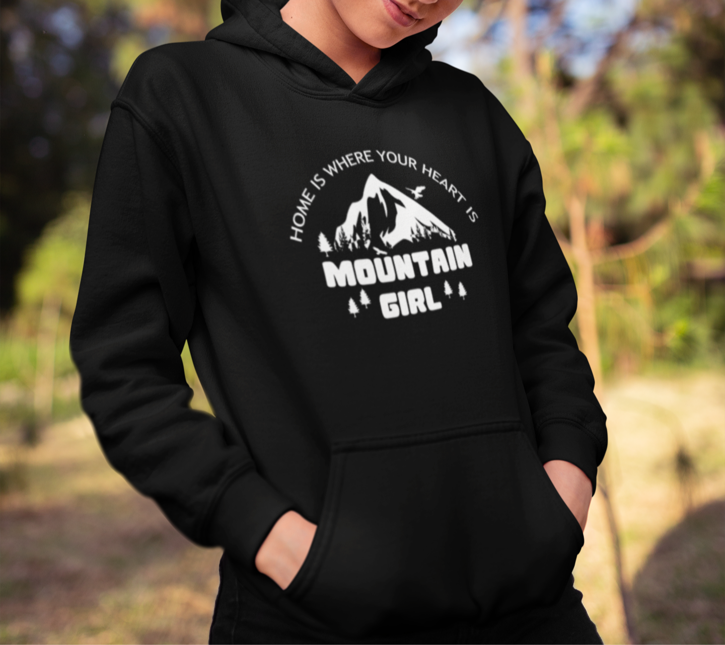 Mountain Girl - Unisex Premium Organic Hoodie - Bergliebe Store