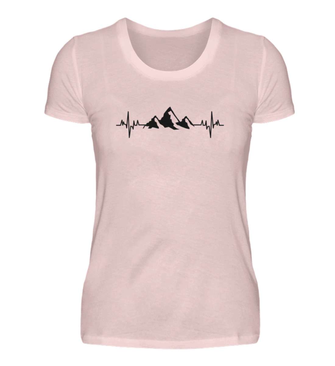 Berg Herzschlag - Damen Premium T-Shirt - Bergliebe Store