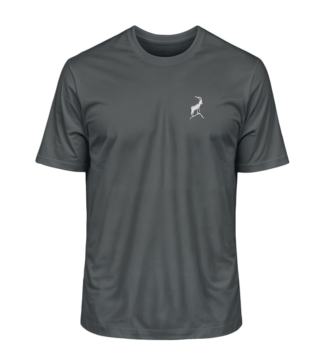 Steinbock - Unisex Premium Organic T-Shirt mit Stick - Bergliebe Store