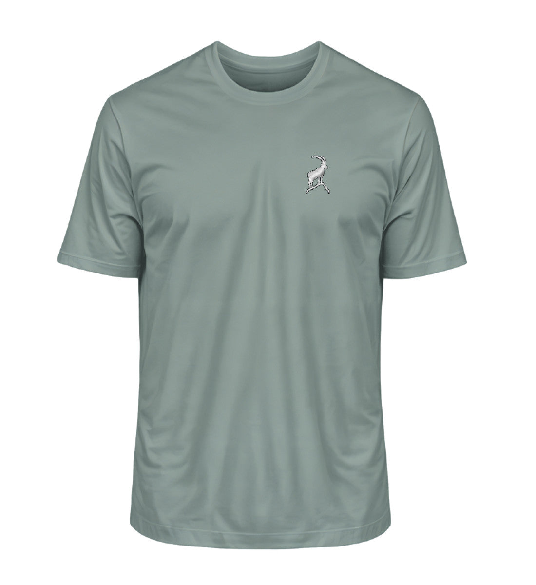 Steinbock - Unisex Premium Organic T-Shirt mit Stick - Bergliebe Store