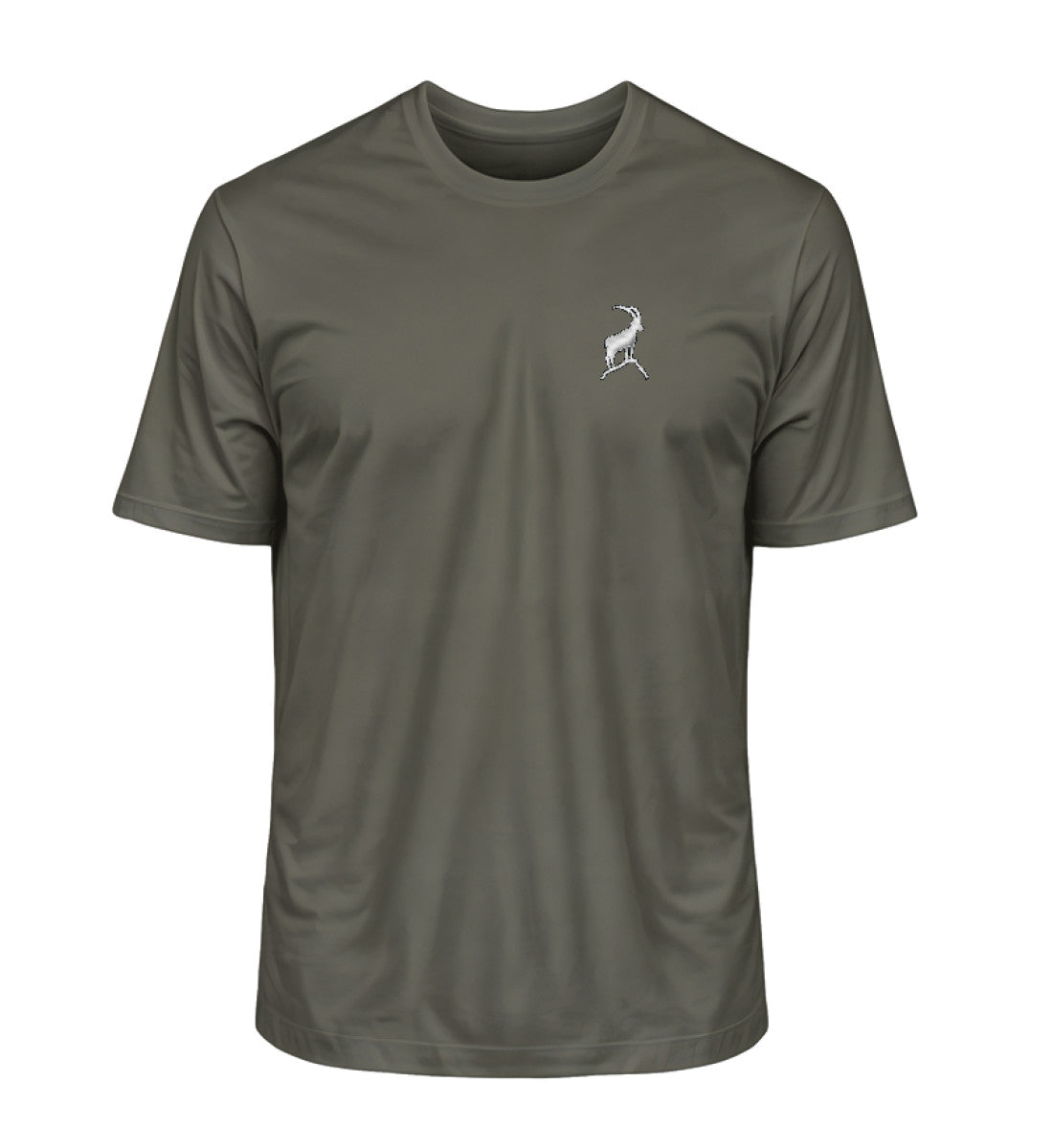 Steinbock - Unisex Premium Organic T-Shirt mit Stick - Bergliebe Store