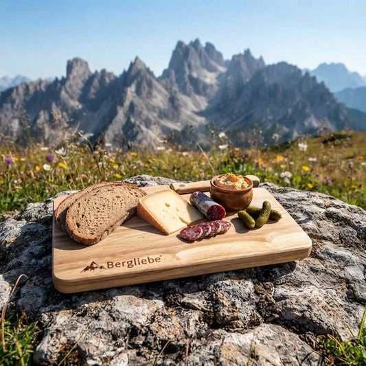 Bergliebe® Holzbrett mit Messer - Bergliebe Store
