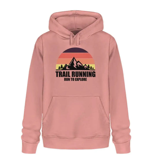 Trail Running - Unisex Premium Organic Hoodie - Bergliebe Store