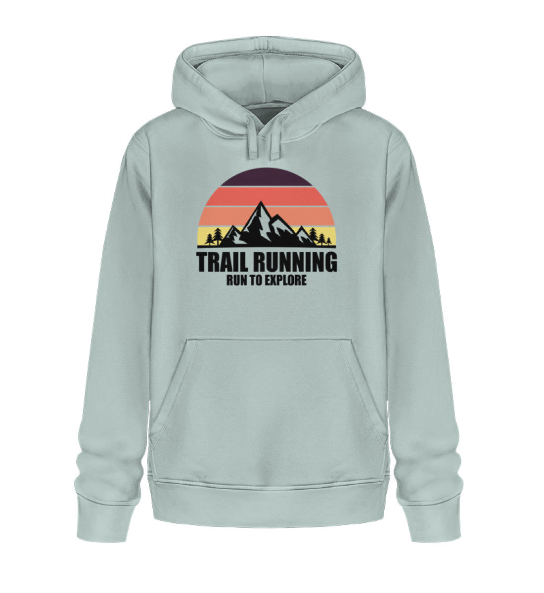 Trail Running - Unisex Premium Organic Hoodie - Bergliebe Store