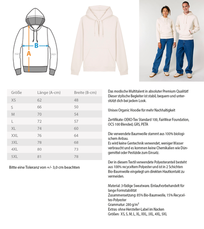 SKI - Unisex Premium Organic Hoodie - Bergliebe Store