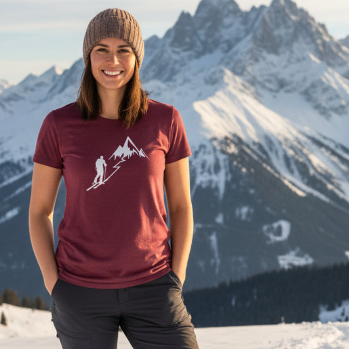 SKITOURING - Damen Premium T-Shirt