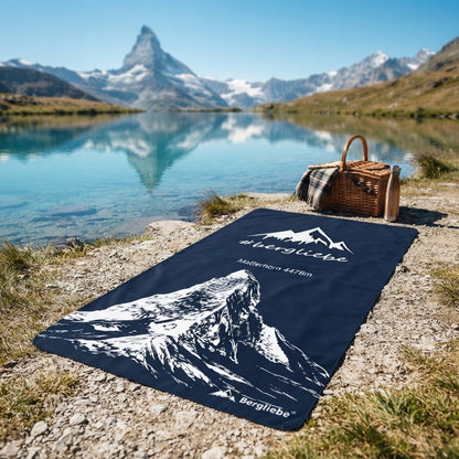 Bergliebe® Microfaser Handtuch Matterhorn 140 x 70 cm