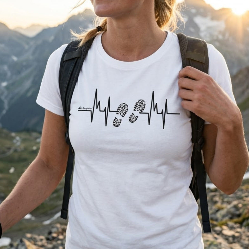 Bergliebe® Hiking Steps Unisex Premium Organic T-Shirt