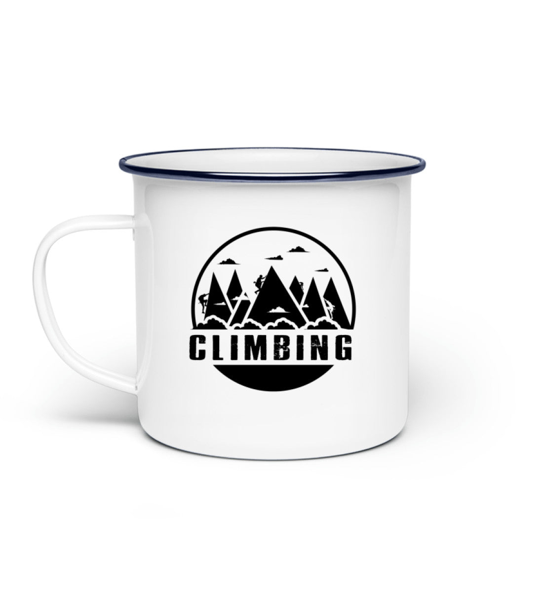 Climbing Emaille Tasse - Bergliebe Store
