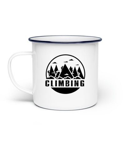 Climbing Emaille Tasse - Bergliebe Store