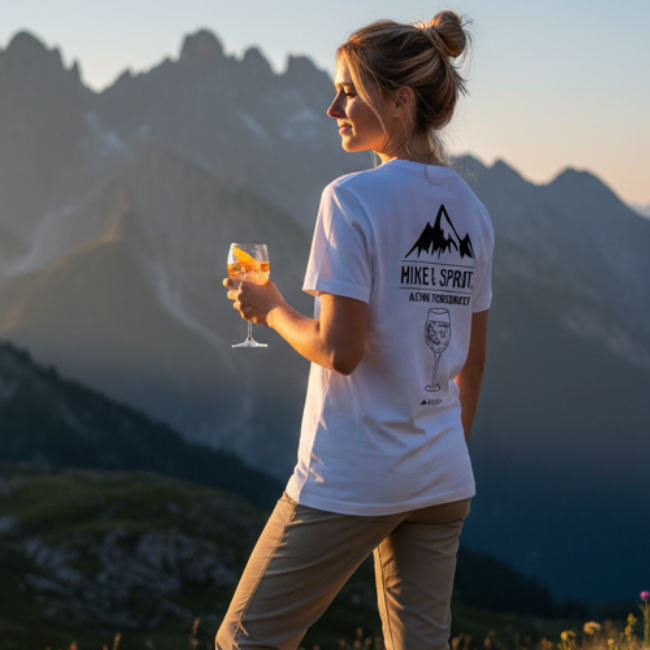 Bergliebe® HIKE & SPRITZ Unisex Premium Organic T-Shirt - Bergliebe Store