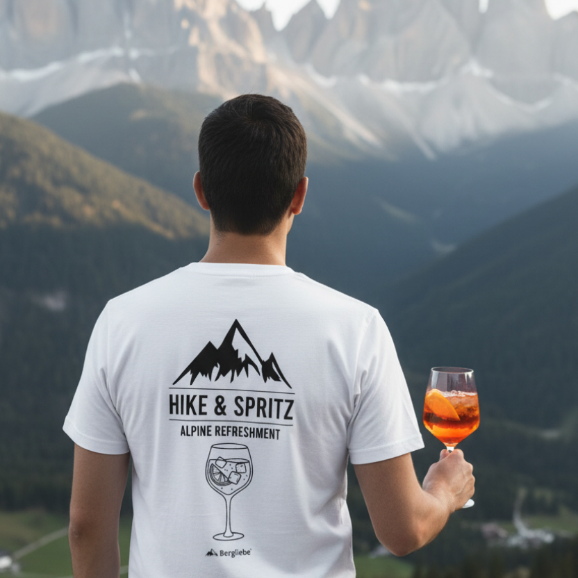 Bergliebe® HIKE & SPRITZ Unisex Premium Organic T-Shirt - Bergliebe Store