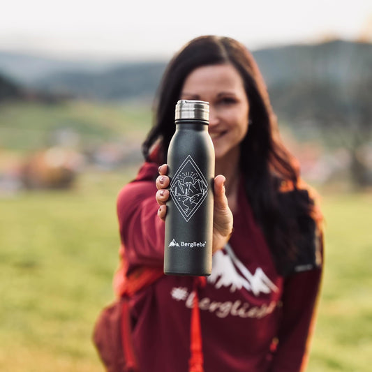 Bergliebe® Edelstahl Trinkflasche 700ml