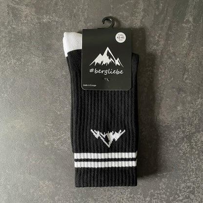 Bergliebe® Unisex Socken - Classic Black