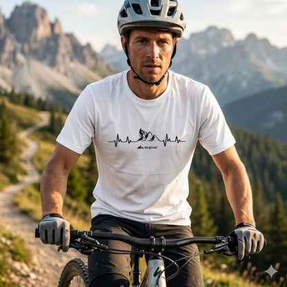 Bergliebe® MTB Heartbeat in Unisex Premium Organic T-Shirt