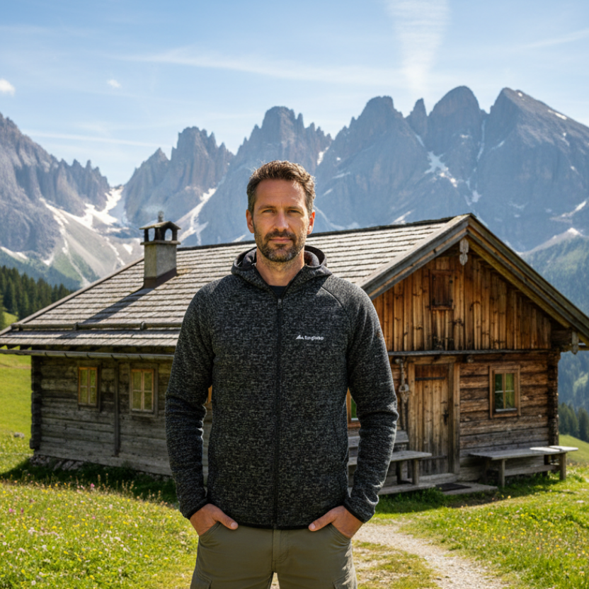 Bergliebe® Herren Knitfleece Jacke - Bergliebe Store