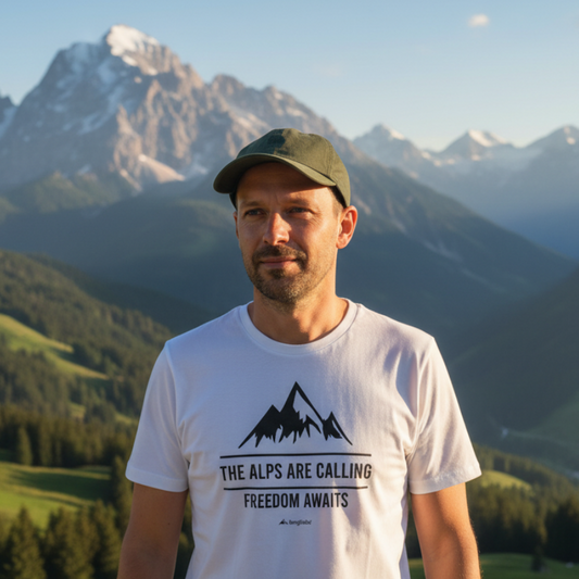 Bergliebe® ALPS ARE CALLING Unisex Premium Organic T-Shirt - Bergliebe Store