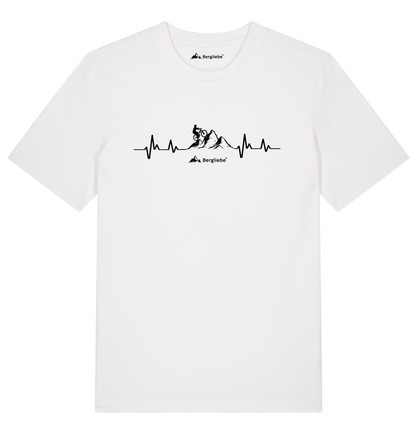 Bergliebe® MTB Heartbeat in Unisex Premium Organic T-Shirt