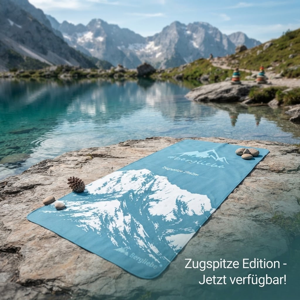 Bergliebe® Microfaser Handtuch Zugspitze 140 x 70 cm