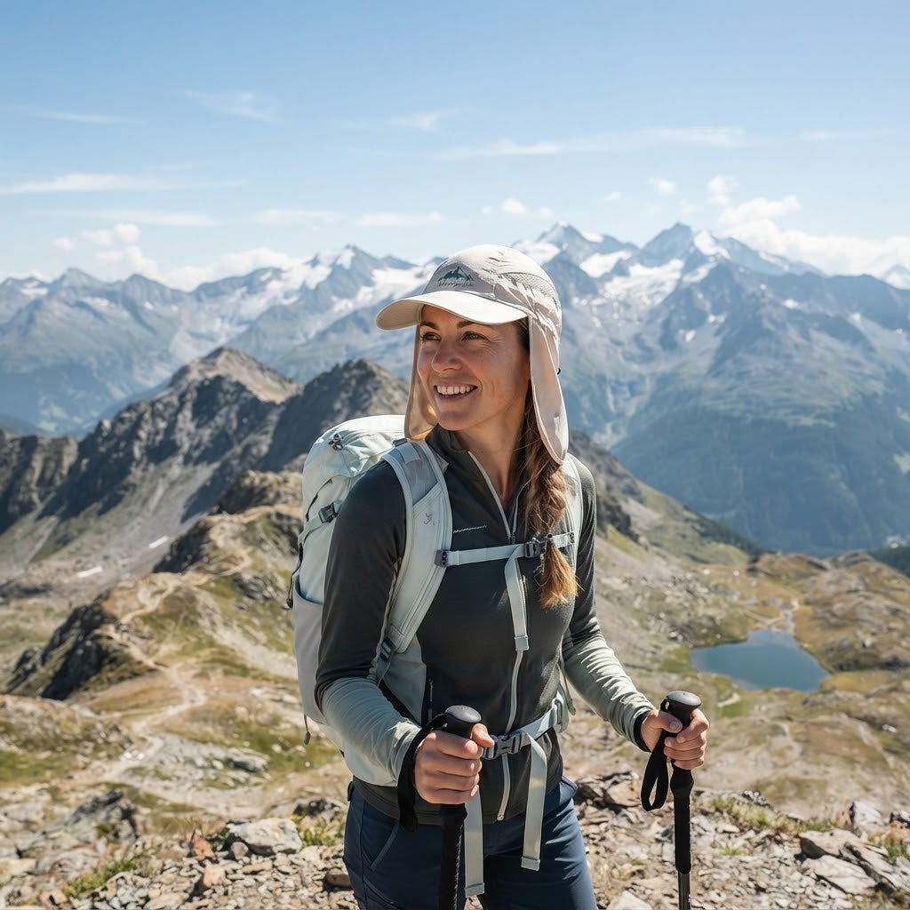 Bergliebe® Sahara Cap mit Nackenschutz