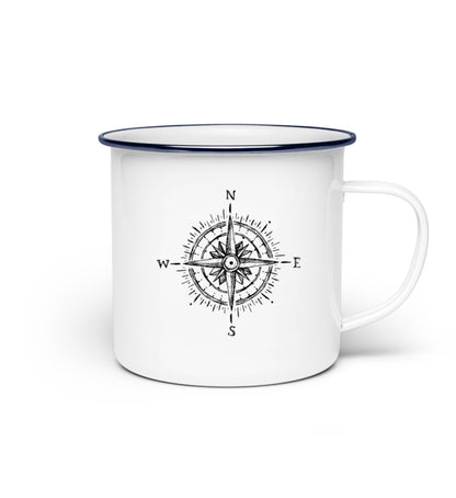 Kompass Emaille Tasse - Bergliebe Store
