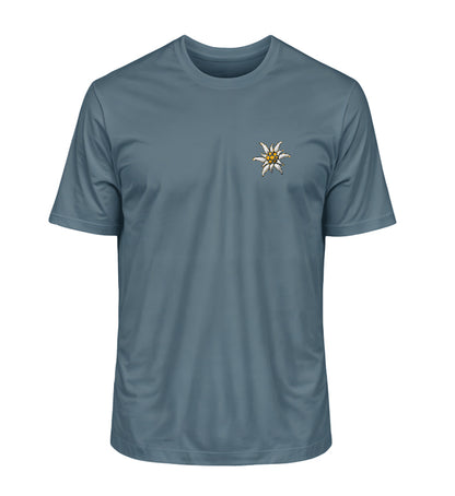 Edelweiss - Unisex Premium Organic T-Shirt mit Stick - Bergliebe Store