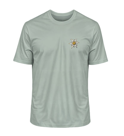 Edelweiss - Unisex Premium Organic T-Shirt mit Stick - Bergliebe Store