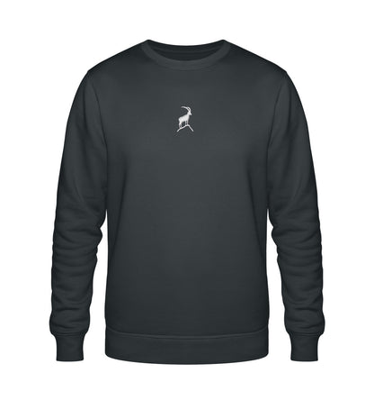Steinbock Unisex Premium Organic Sweatshirt mit Stick - Bergliebe Store