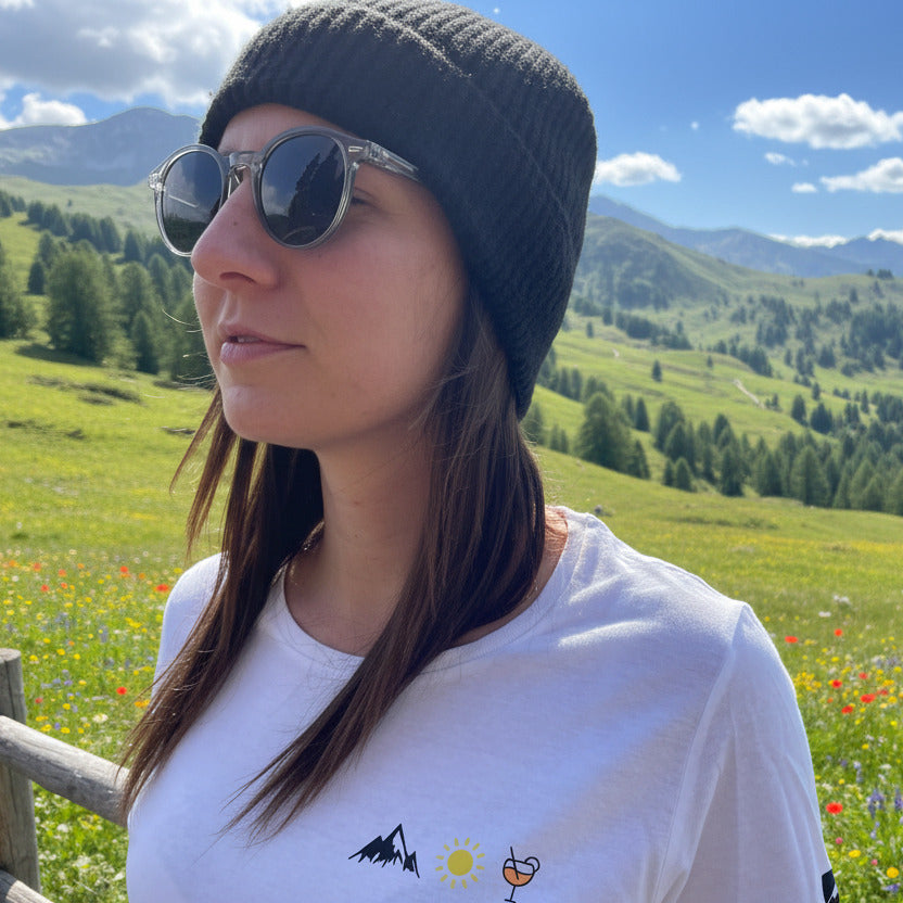 Bergliebe® Damen Berg Sonne Spritz Premium Organic T-Shirt - Bergliebe Store