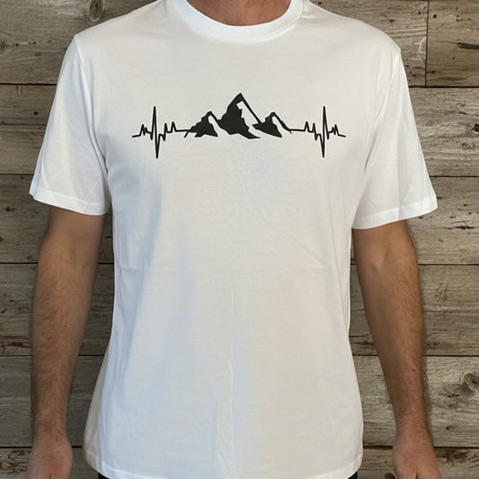 Berg Herzschlag - Unisex Premium Organic T-Shirt