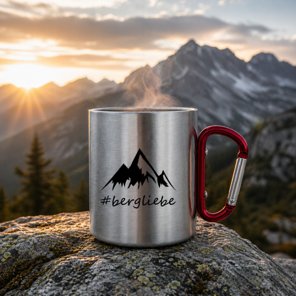 Bergliebe® - Edelstahl Karabiner Tasse