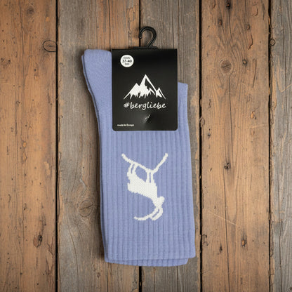 Bergliebe® Unisex Socken - Steinbock Lavender - Bergliebe Store
