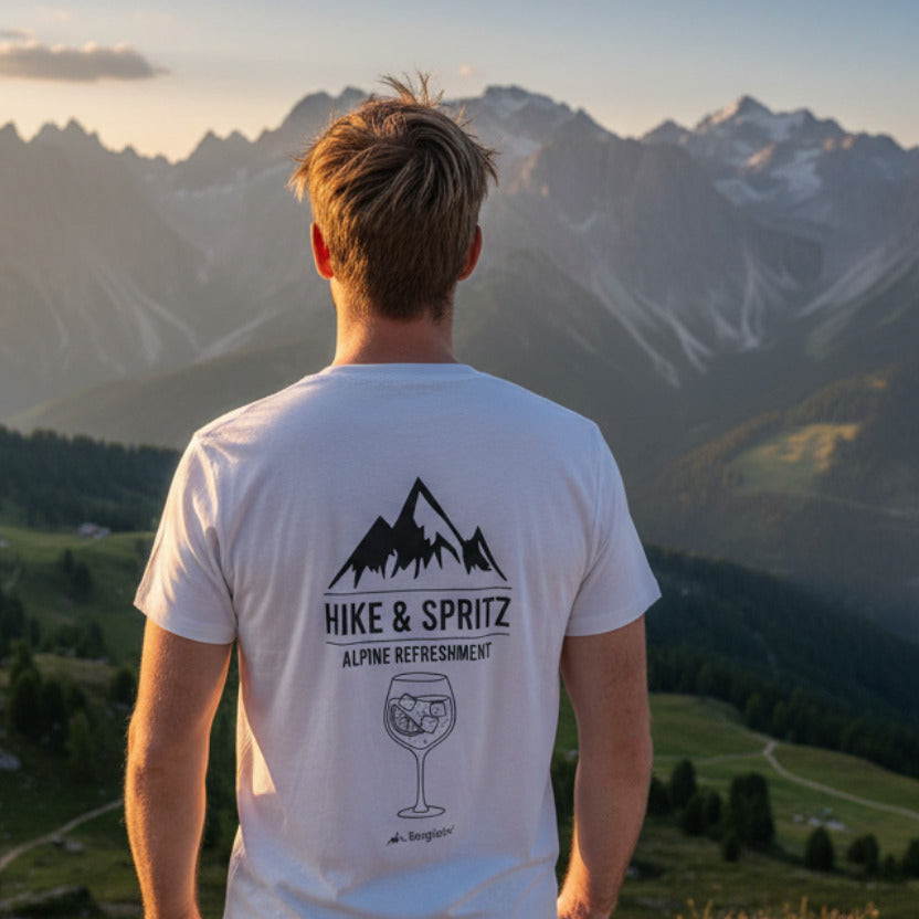 Bergliebe® HIKE & SPRITZ Unisex Premium Organic T-Shirt - Bergliebe Store