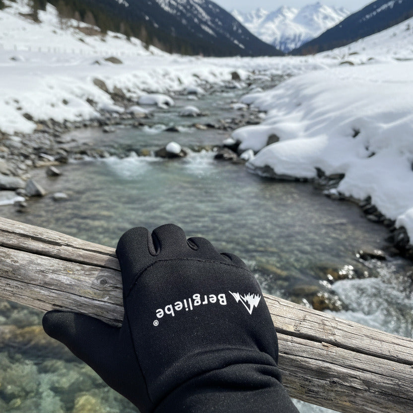 gletscher handschuhe Bergliebe® Softshell Sports Tech Gloves – Bergliebe Store