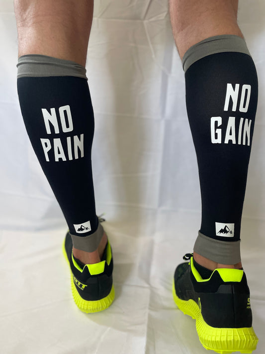 Bergliebe® Compression Calf Sleeves (Beinlinge) - No Pain Black - Bergliebe Store