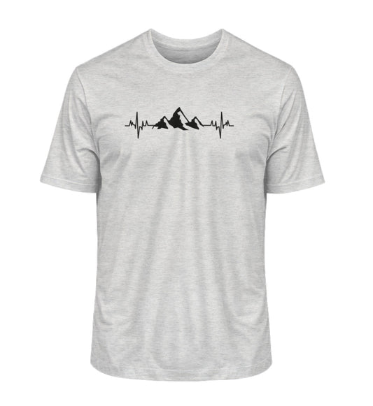 Berg Herzschlag - Unisex Premium Organic T-Shirt - Bergliebe Store