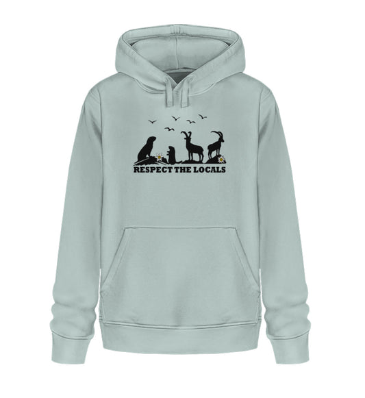 Respect the locals - Unisex Premium Organic Hoodie - Bergliebe Store