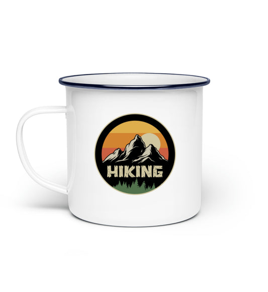 Hiking Emaille Tasse - Bergliebe Store