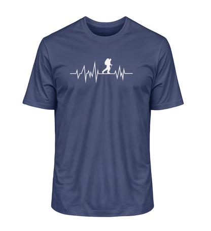 Wandern Herzschlag - Unisex Premium Organic T-Shirt - Bergliebe Store