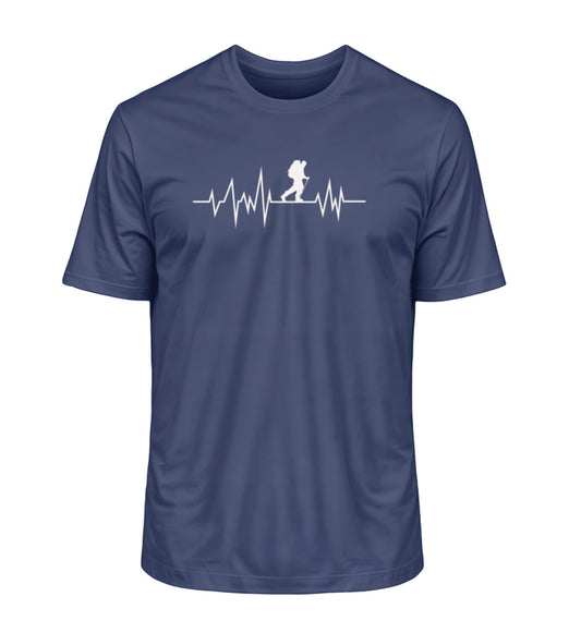 Wandern Herzschlag - Unisex Premium Organic T-Shirt - Bergliebe Store
