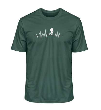 Wandern Herzschlag - Unisex Premium Organic T-Shirt - Bergliebe Store