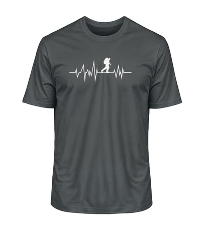 Wandern Herzschlag - Unisex Premium Organic T-Shirt - Bergliebe Store