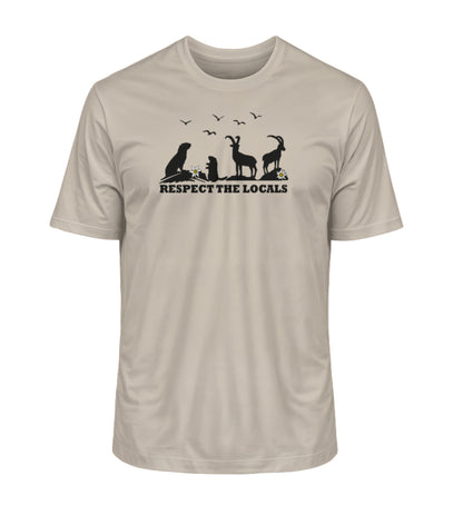 Respect the Locals - Unisex Premium Organic T-Shirt - Bergliebe Store