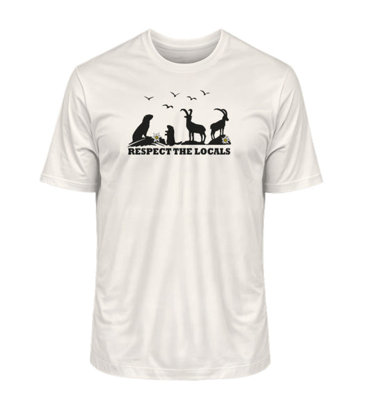 Respect the Locals - Unisex Premium Organic T-Shirt - Bergliebe Store