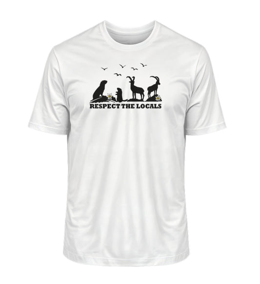 Respect the Locals - Unisex Premium Organic T-Shirt - Bergliebe Store