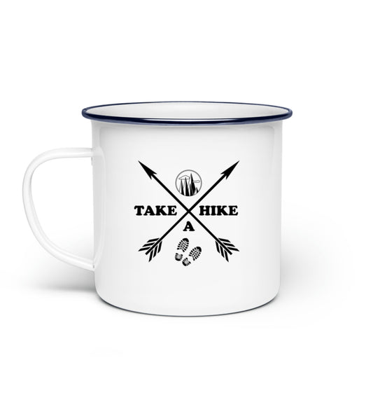 Take A Hike Emaille Tasse - Bergliebe Store