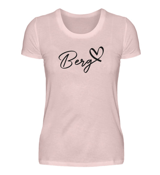 Berg Herz - Damen Premium T-Shirt - Bergliebe Store