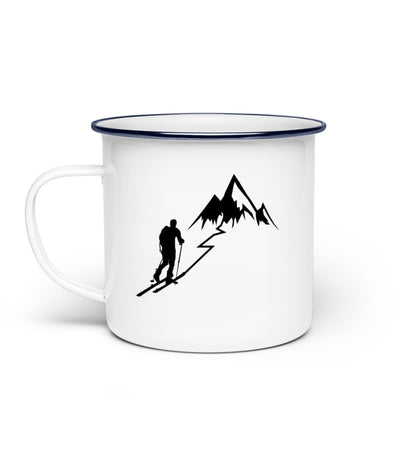 Skitour Emaille Tasse - Bergliebe Store
