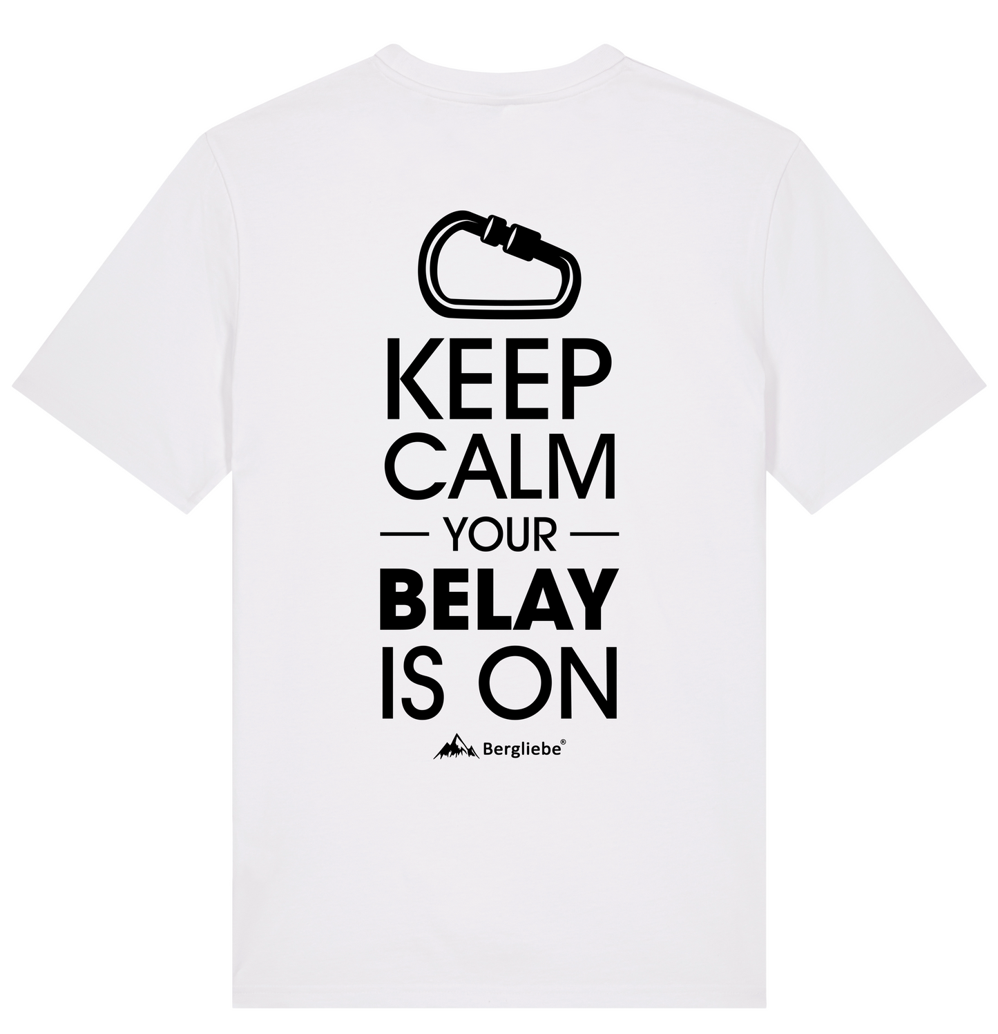 Bergliebe® Belay is on Unisex Premium Organic T-Shirt