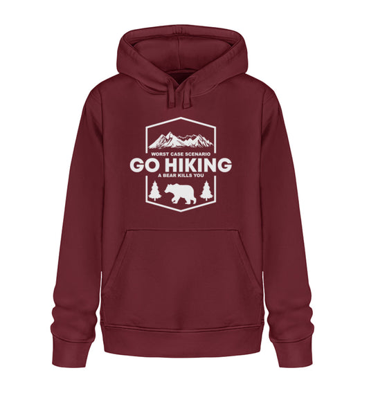 Go Hiking - Unisex Premium Organic Hoodie - Bergliebe Store
